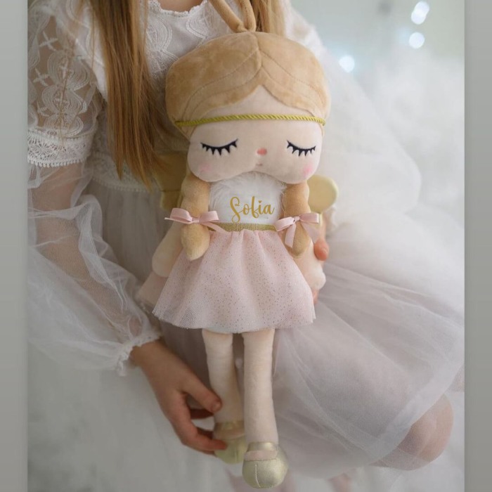 Papusa Ingeras adormit, personalizata cu nume, 48 cm [8]