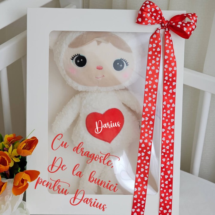 Papusa personalizata cu nume ursulet, 46 cm [2]