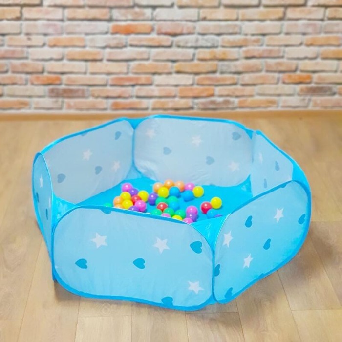 Piscina pliabila albastra cu mingiute incluse [2]