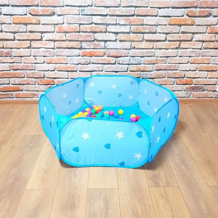 Piscina pliabila albastra cu mingiute incluse [3]