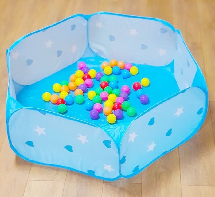 Piscina pliabila albastra cu mingiute incluse [4]