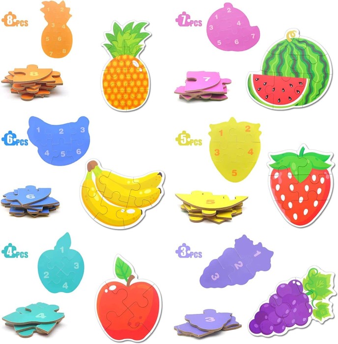 Puzzle bebe 33 piese Fructe [4]