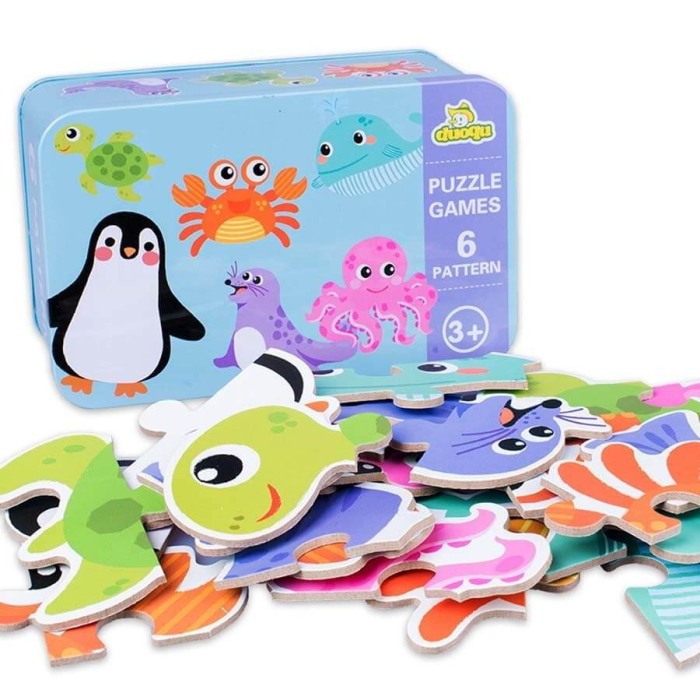 Puzzle bebe Duoqu-Animale marine [2]