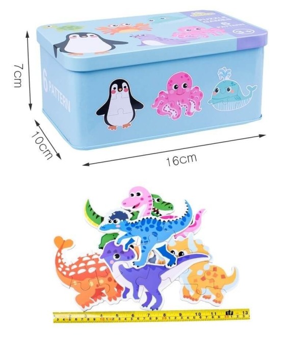 Puzzle bebe Duoqu-Animale marine [6]