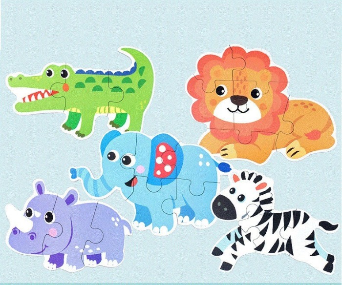 Puzzle bebe Duoqu-Animale salbatice [2]