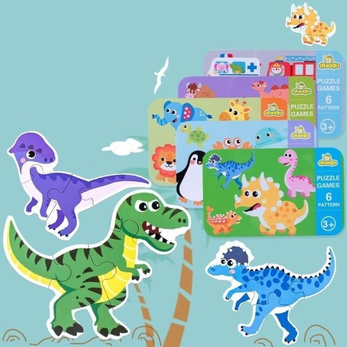 Puzzle bebe Duoqu-dinozauri [4]