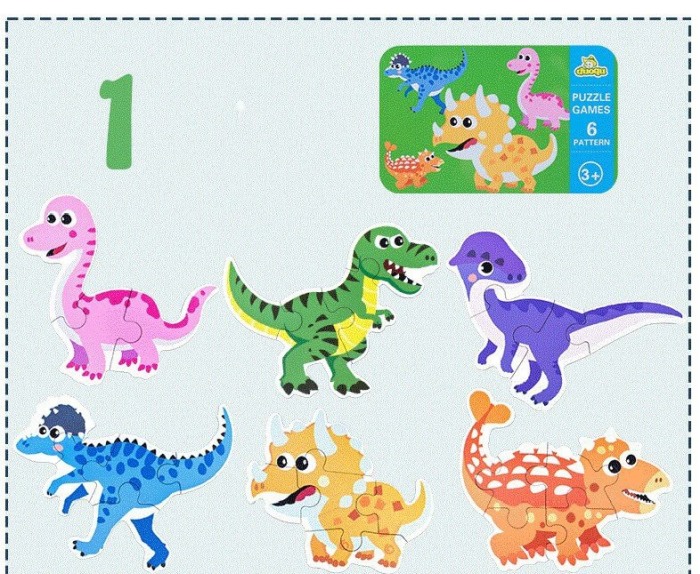 Puzzle bebe Duoqu-dinozauri [2]