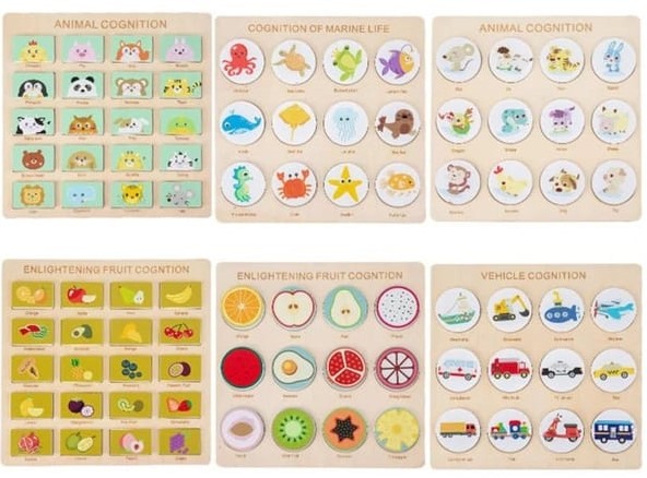 Puzzle cognitiv din lemn [5]