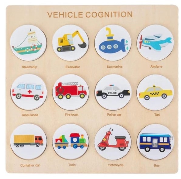 Puzzle cognitiv din lemn [6]