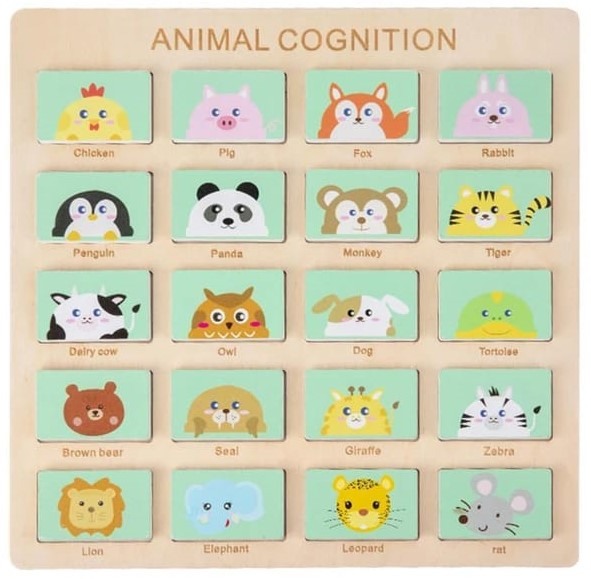 Puzzle cognitiv din lemn [2]