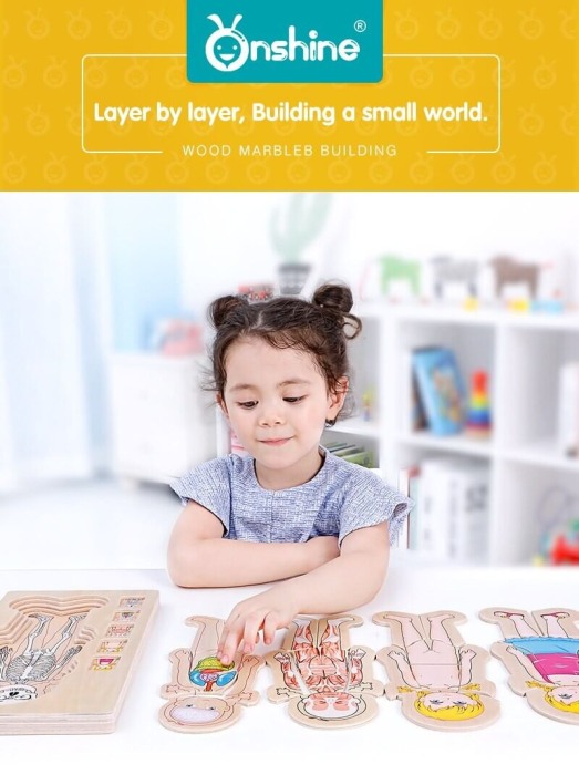 Puzzle Corpul uman-Fetita [4]