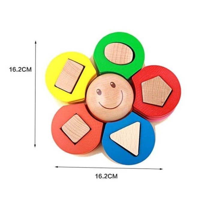 Puzzle din lemn Floricica Vesela [5]