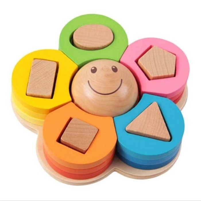 Puzzle din lemn Floricica Vesela [4]