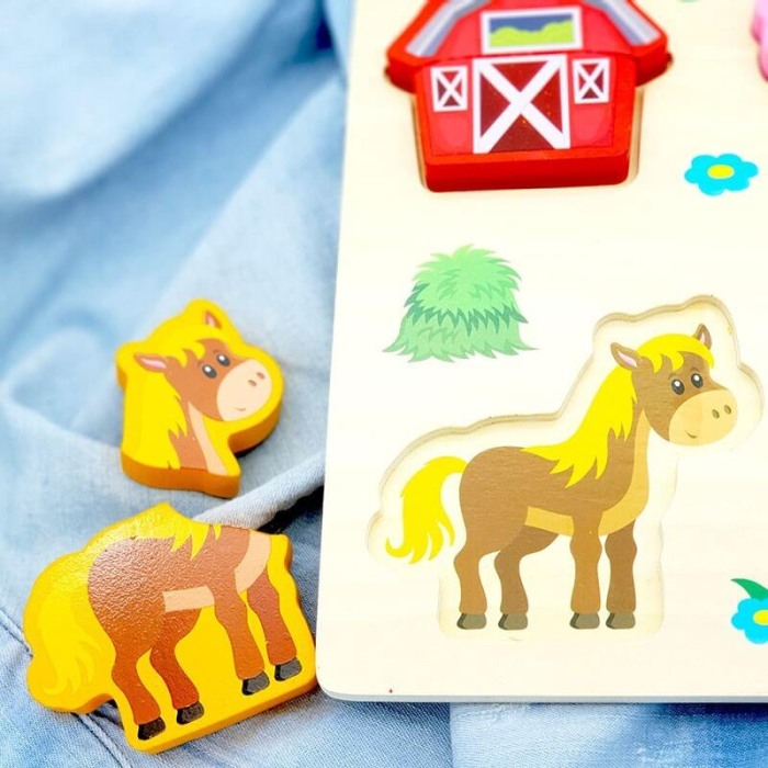 Puzzle din lemn incastru Ferma [2]