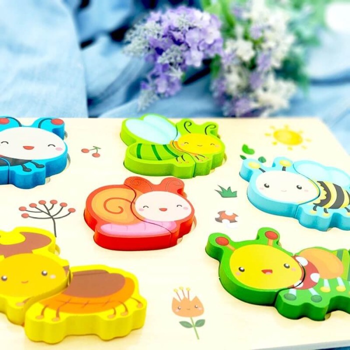 Puzzle din lemn incastru Gradina Vesela [2]