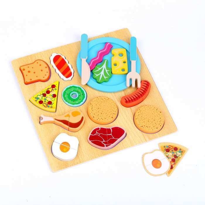 Puzzle din lemn incastru: Grill Fun Toys [2]