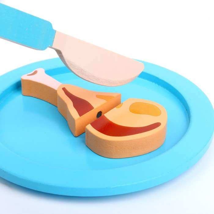 Puzzle din lemn incastru: Grill Fun Toys [3]