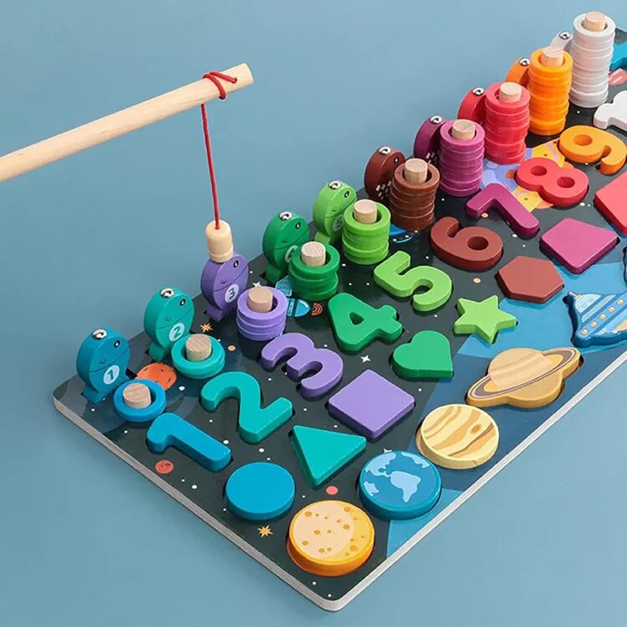 Puzzle din lemn multifunctional Cosmos [4]