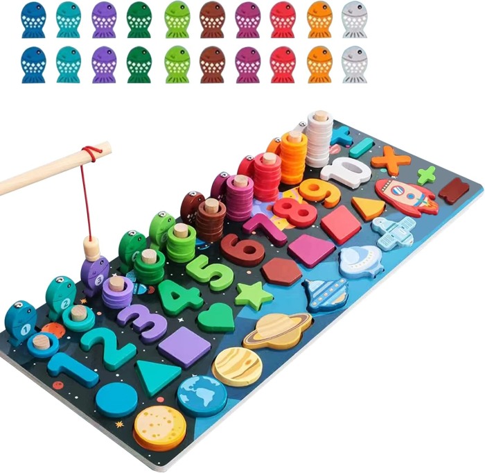 Puzzle din lemn multifunctional Cosmos [6]