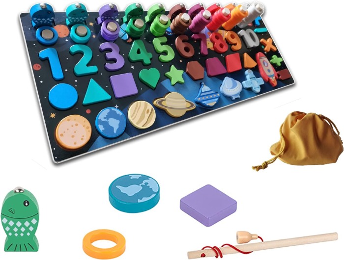 Puzzle din lemn multifunctional Cosmos [5]