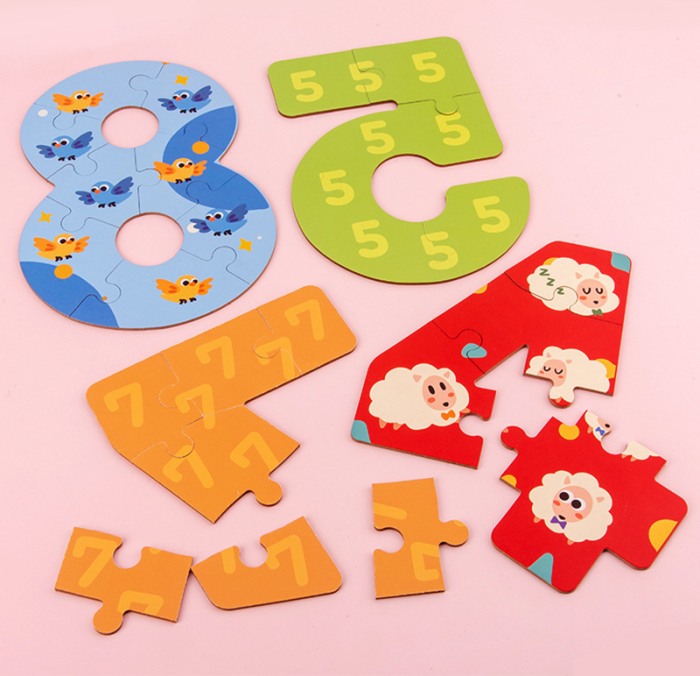 Puzzle Educațional Cifre Digital Animal [7]