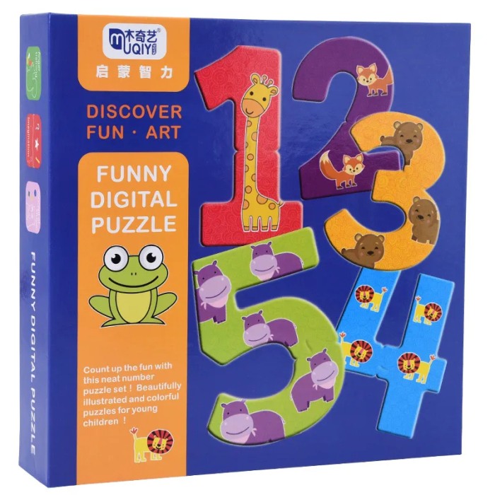 Puzzle educational piese mari Cifre 1-20 [2]