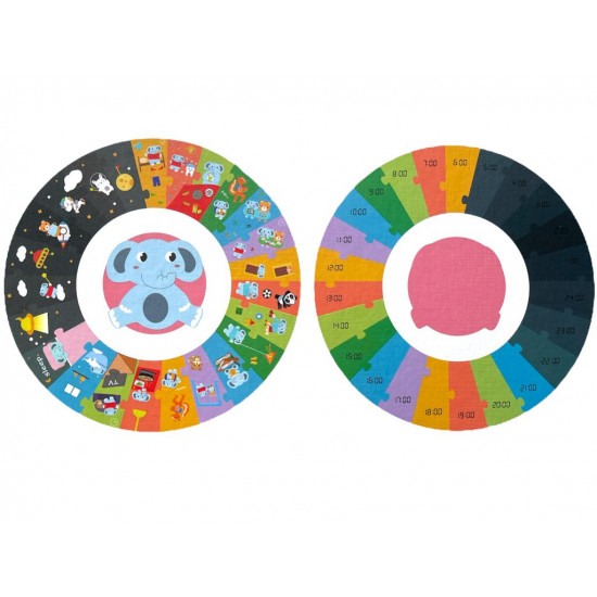 Puzzle educativ, Rutina Micului Elefant [2]