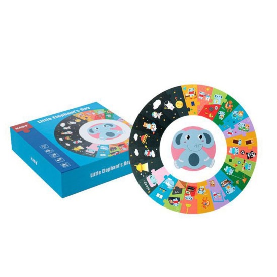Puzzle educativ, Rutina Micului Elefant [4]