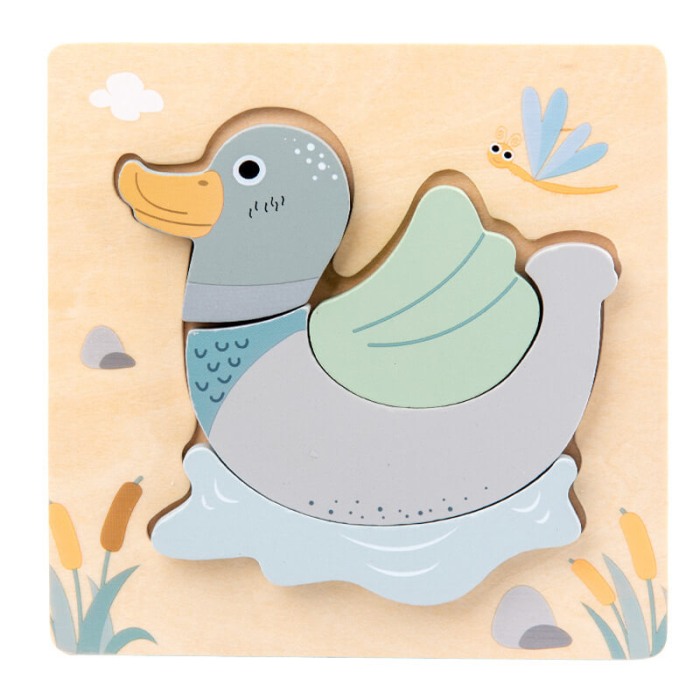 Puzzle incastru culori pastel [6]