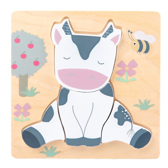 Puzzle incastru culori pastel [7]