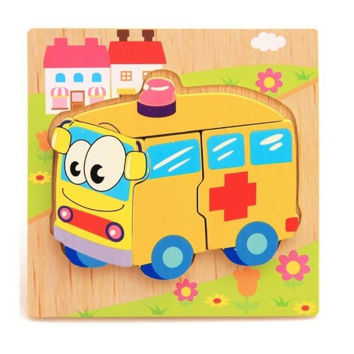 Puzzle incastru masinute [3]