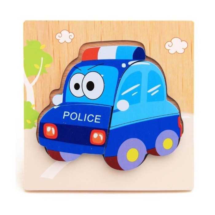 Puzzle incastru masinute [2]