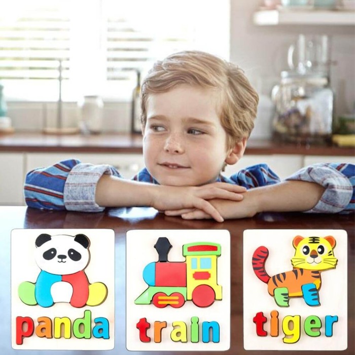 Puzzle incastru sa invatam cuvinte [5]
