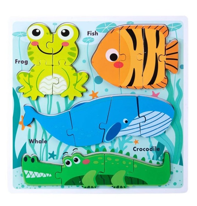 Puzzle lemn 3D [2]