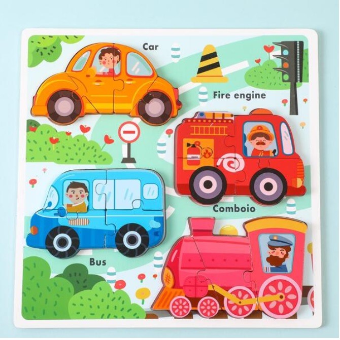 Puzzle lemn 3D [4]