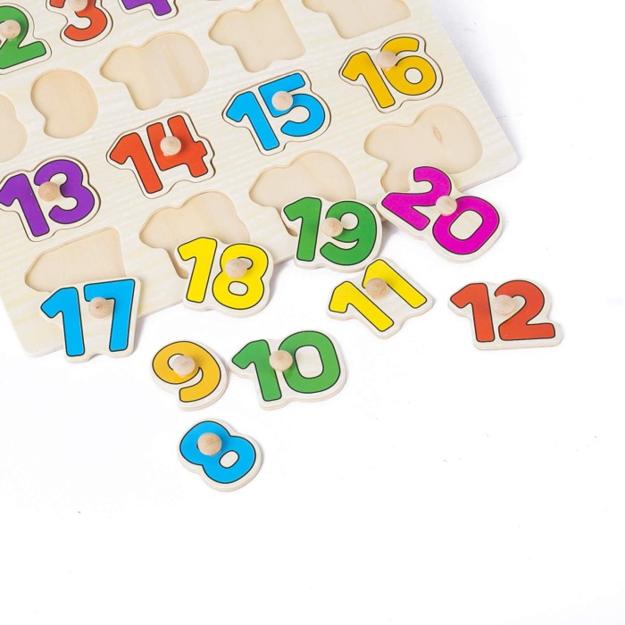 Puzzle lemn cu maner CIFRE [3]