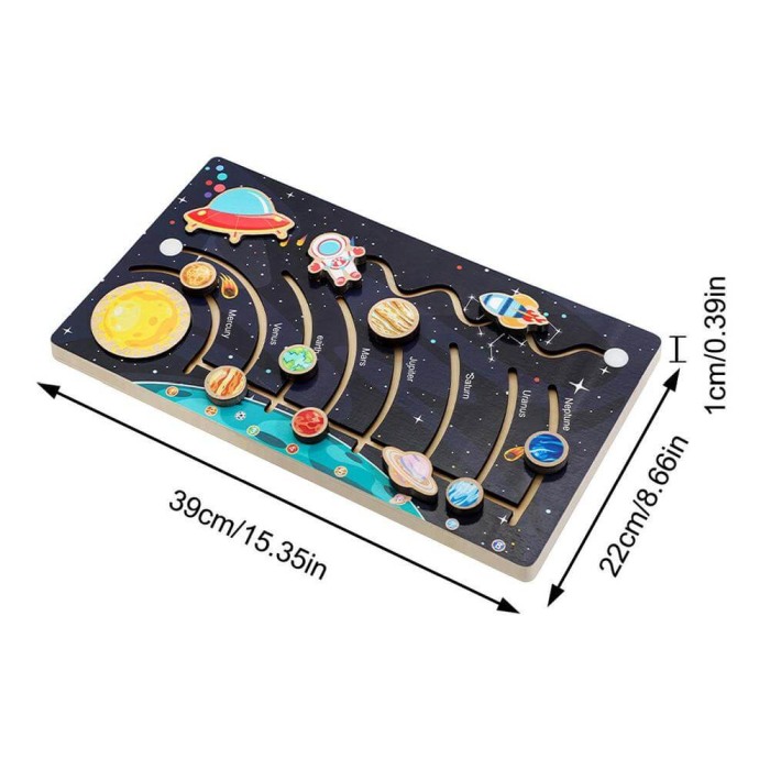 Puzzle lemn Sistemul Solar [3]