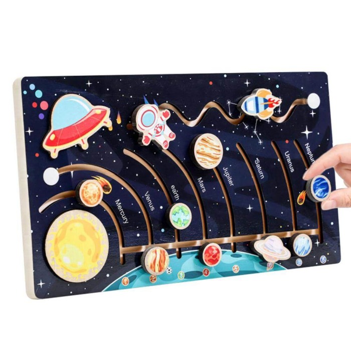 Puzzle lemn Sistemul Solar [2]