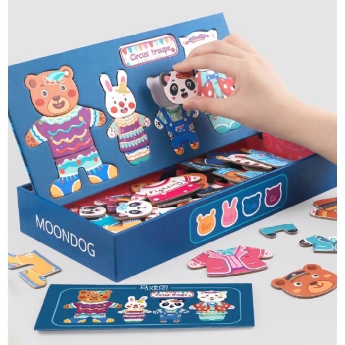 Puzzle magnetic imbraca animalute [3]