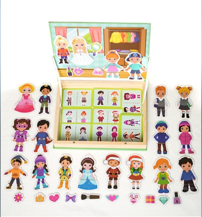 Puzzle magnetic ,Potriveste Personajele [3]
