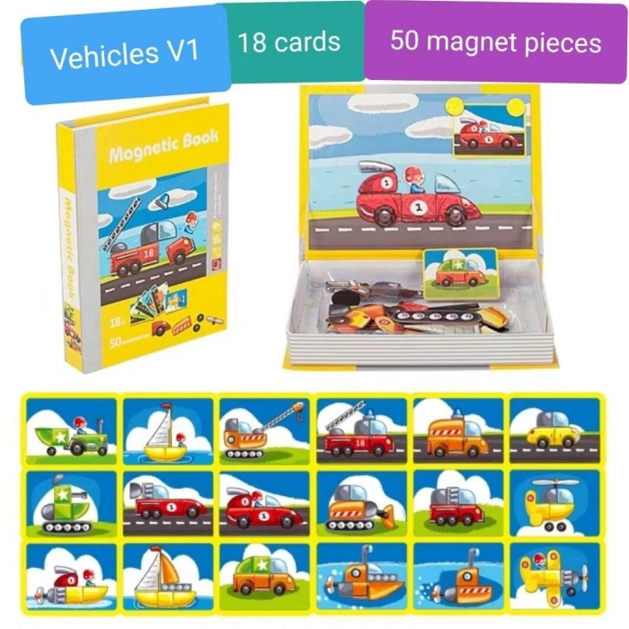 Puzzle magnetic Vehicule [2]