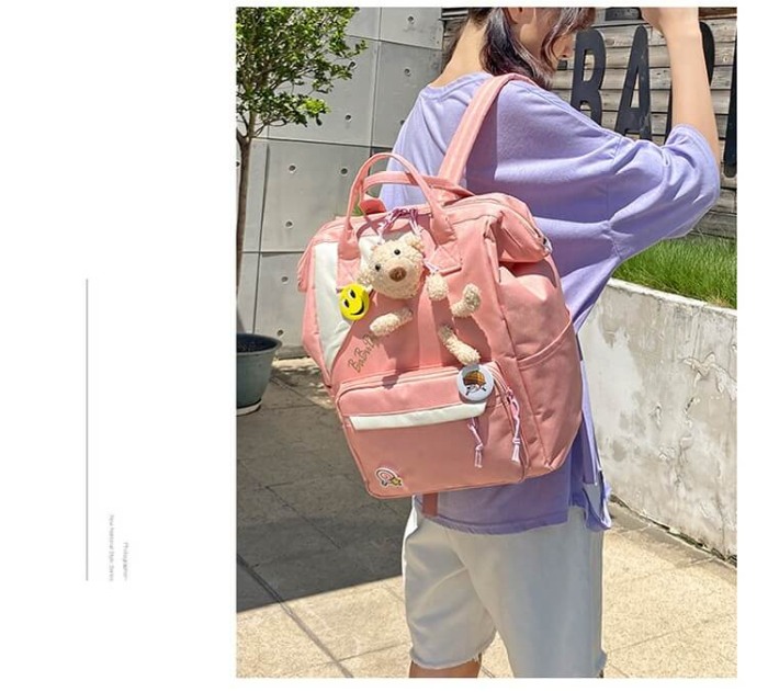 Rucsac pentru mamici Baby Bear-geanta organizator articole bebe [16]