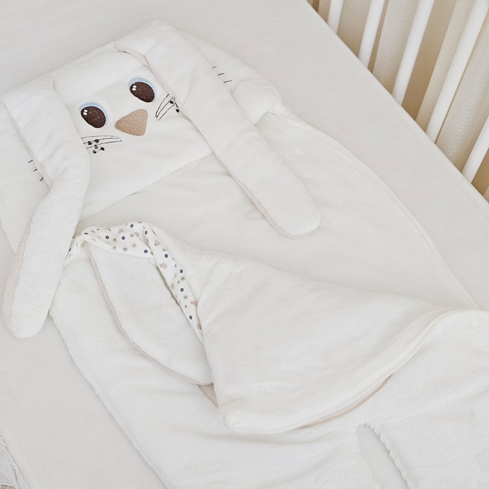 Sac de Dormit Bebelusi, Iepuras -personalizat cu nume [6]