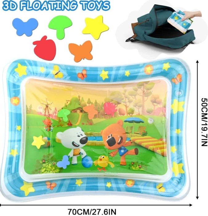 Salteluta cu apa pentru bebelusi, Tummy Time, Catelusi [2]