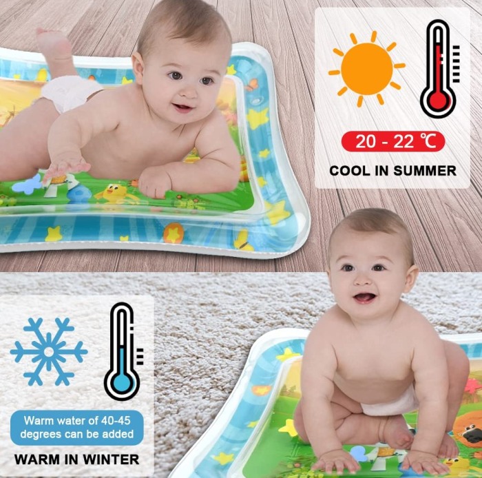 Salteluta cu apa pentru bebelusi, Tummy Time, Catelusi [5]