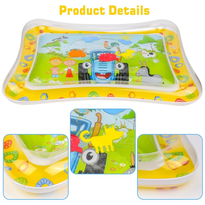Salteluta cu apa pentru bebelusi ,Tummy Time, Ferma [3]