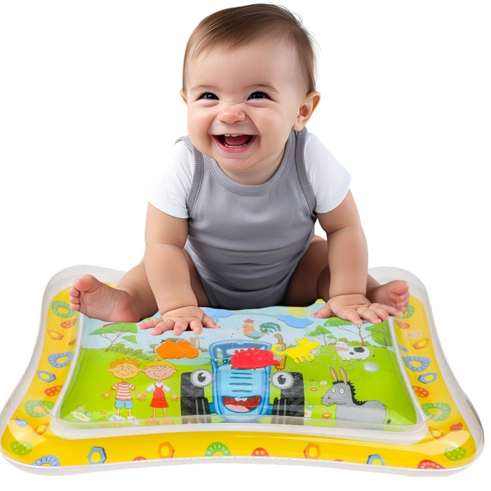 Salteluta cu apa pentru bebelusi ,Tummy Time, Ferma [2]