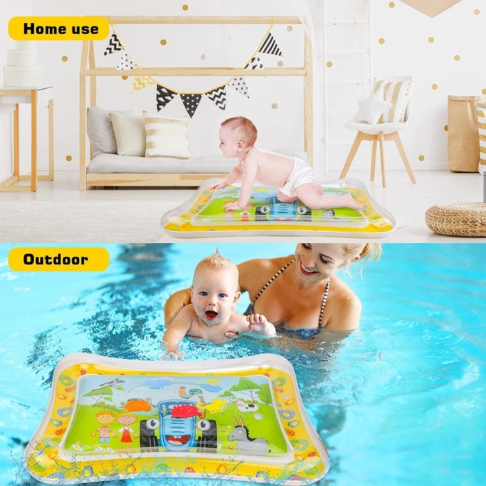 Salteluta cu apa pentru bebelusi ,Tummy Time, Ferma [5]