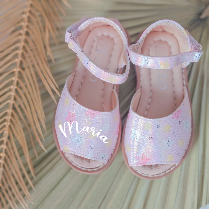 Sandale pentru Fete 832 Pink, personalizate cu nume [3]