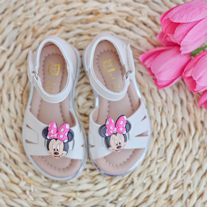 Sandale pentru Fete Minnie Mouse, 308 Alb [2]